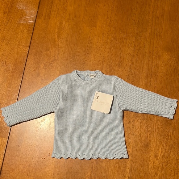 NWT - Mebi root baby sweater - 1 month- Azul - Picture 1 of 4